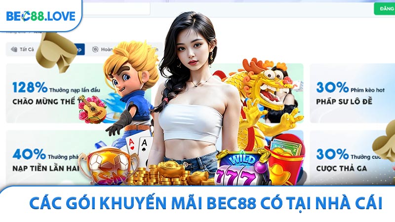 Các gói khuyến mãi Bec88 thích hợp cho tất cả thành viên
