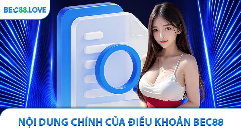 Nội Dung Chính Của Điều Khoản BEC88